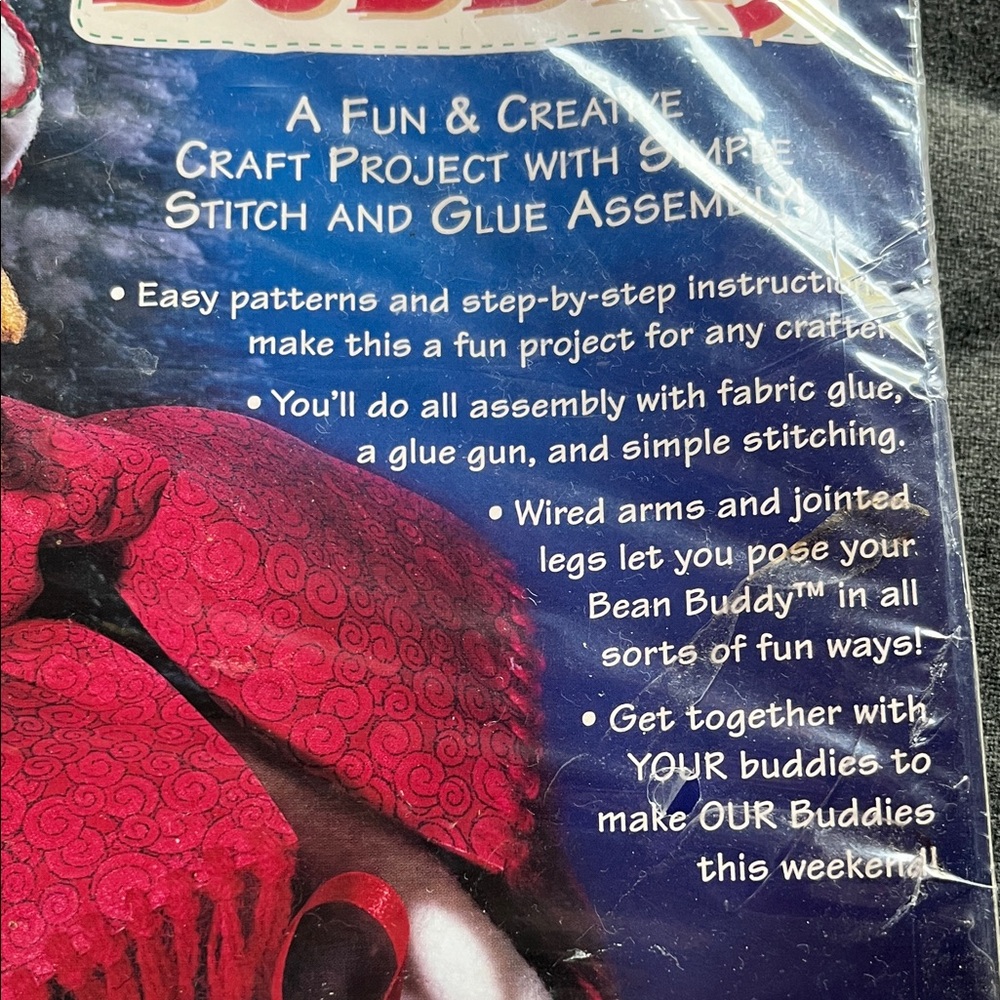 Vintage Bean Buddies Penguin Craft Kit - Picture 3 of 4